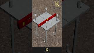 Perfect Anchor Bolts & Base Plate Setup #civilengineering #construction