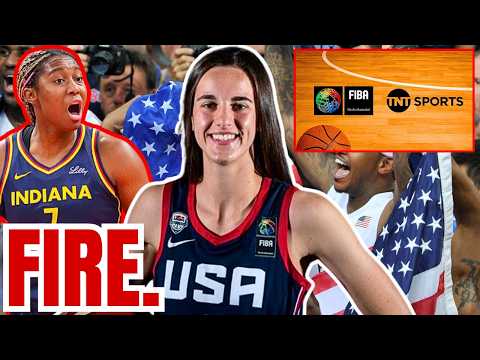 TNT Sports LANDS Caitlin Clark, USA Basketball FIBA TV Broadcast! Aliyah Boston OUT w INJURY!