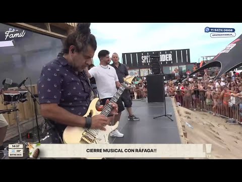 RÁFAGA EN VIVO EN PINAMAR 2026