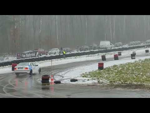 BMW e36 328i 36 Samochodowy rajd Barbórka 2021 Białystok Aleksiejczuk / Kołodziejczyk