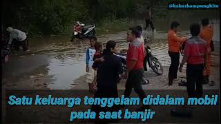 preview picture of video 'Mobil tenggelam di jalan Amd pasar baru'