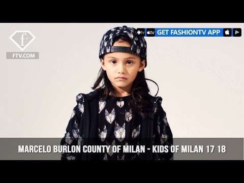 Marcelo Burlon County of Milan - KIDS OF MILAN FALL WINTER 17 18 | FashionTV | FTV