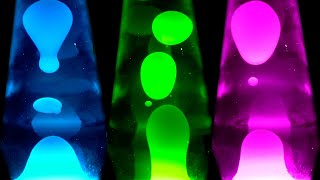 Mehrfarbige Lavalampen zum entspannen oder als TV Hintergrund