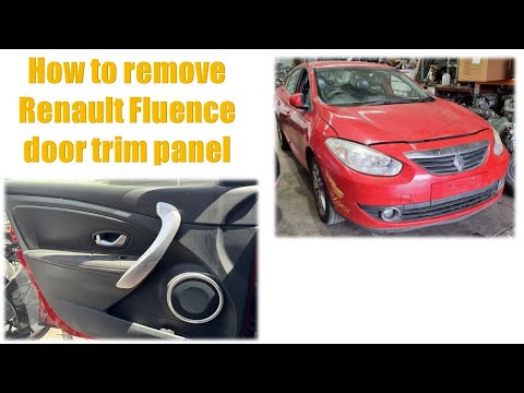 How to remove Renault fluence door panel