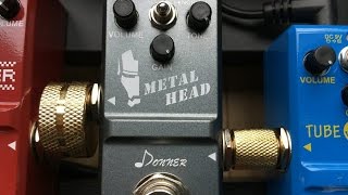 Video thumbnail for Nano Metal Head Distortion Pedal ★ First Look Review ★ Donner Super Mini Metal Guitar Pedal by Greg Kocis