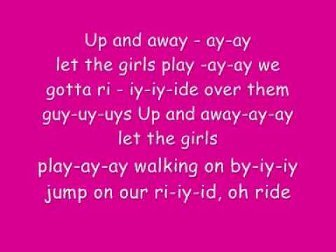Up and away by Banned st trinians lyrics