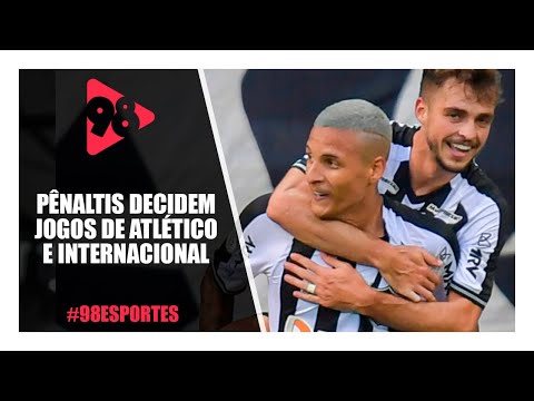 PÊNALTIS DECIDEM JOGOS DE ATLÉTICO E INTERNACIONAL | 98 ESPORTES