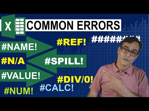 #️⃣ Most Common Excel Errors and How To Fix Them - Avoid Broken Formulas