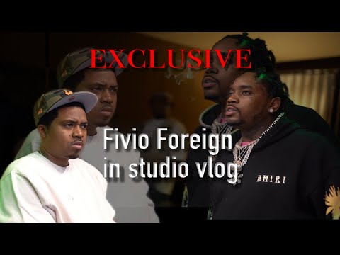 Fivio Foreign takes over Los Angeles | In studio vlog with Nas | Unreleased Music and more!