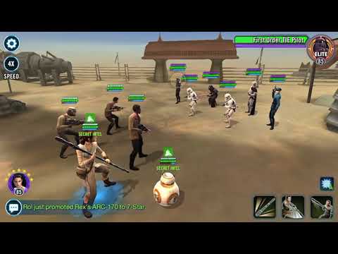 SWGOH - Resistance Basic Training Event Tier 3- Star Wars Galaxy Of Heroes - How to Beat First Order