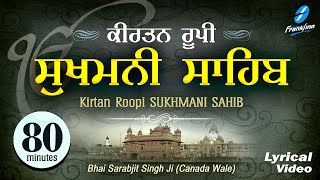 Download lagu Kirtan Sukhmani Sahib Path (80 min) | Shabad Gurbani by Bhai Sarabjit Singh Ji (Canada Wale) Nitnem mp3