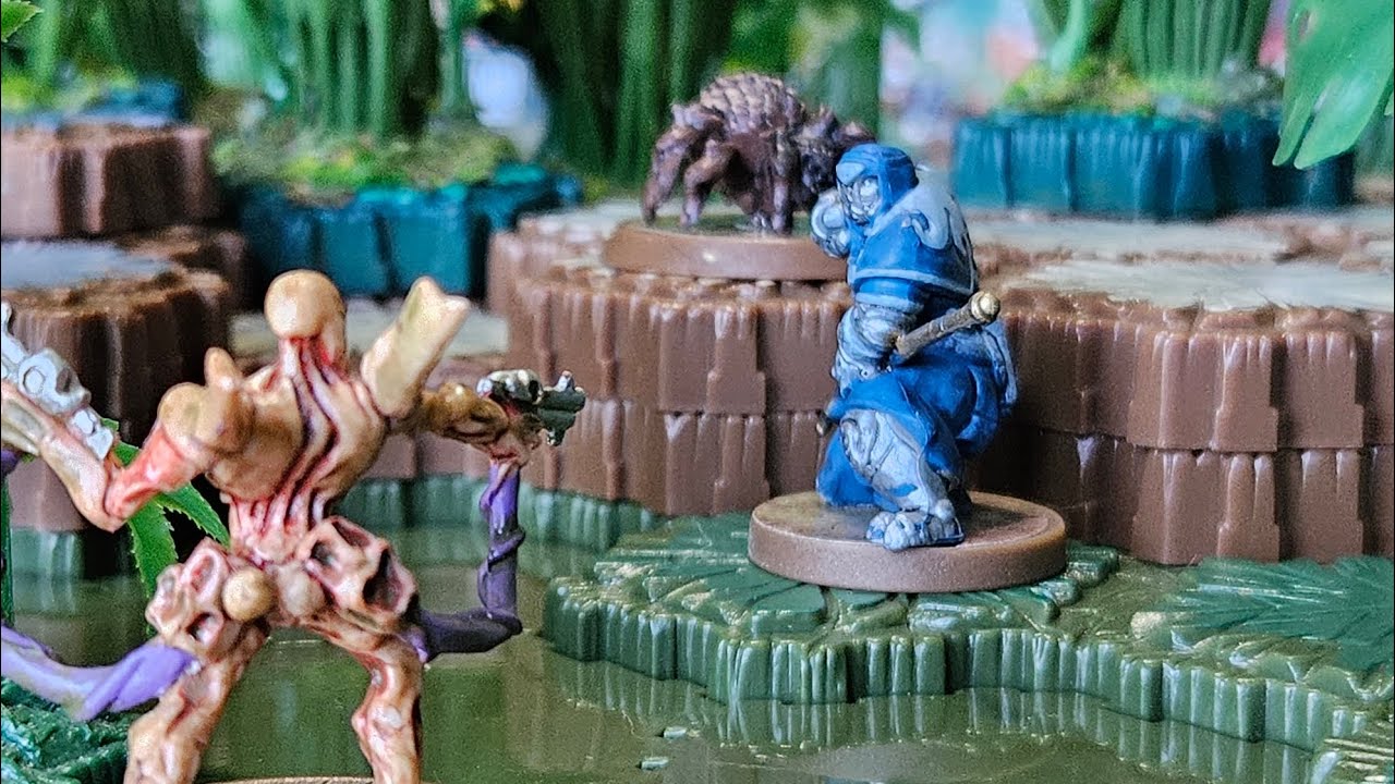 Learn Heroscape Jungle Palm Tree, Underbrush, Swamp Water, Shadow, and Rock Outcropping Rules