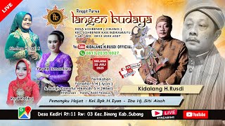 Download lagu 🎦LIVE MALAM RINGGIT PURWA LANGEN BUDAYA || LAKON : ARJUNA SULUH PATIH KIDALANG H. RUSDI, 2025 mp3