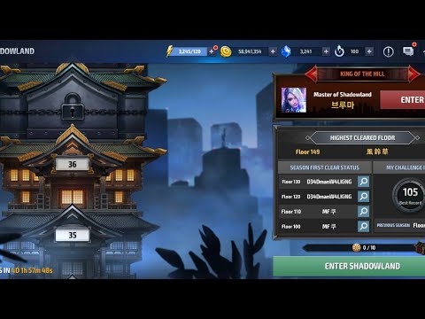 My SHADOWLAND floors 30-35 clearing toons