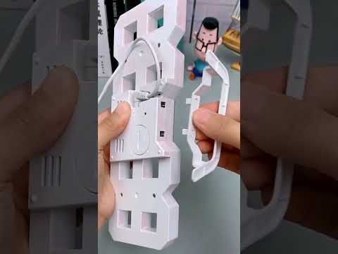 Transform Your Room with the Coolest 3D LED Digital Clock Wall Décor! #diy #diycrafts #shorts #fyp