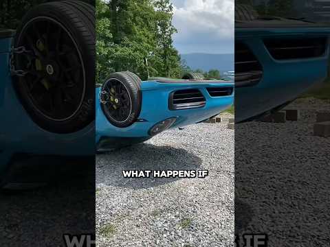 What If You Flipped A Car With Lambo Doors?