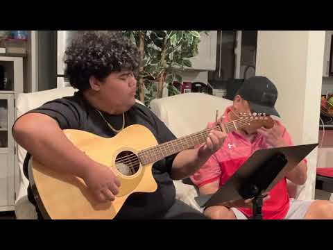 COVER “Teu Hiki A Hoku Le’o” with dad