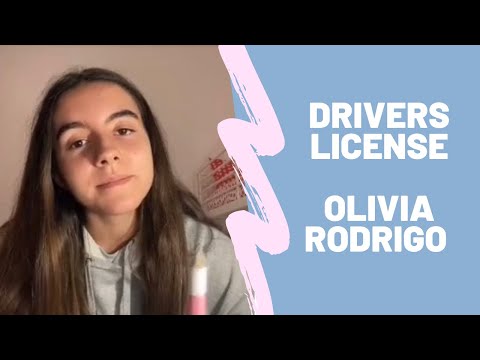 drivers license - Olivia Rodrigo - Mini Cover by Matilde Leite