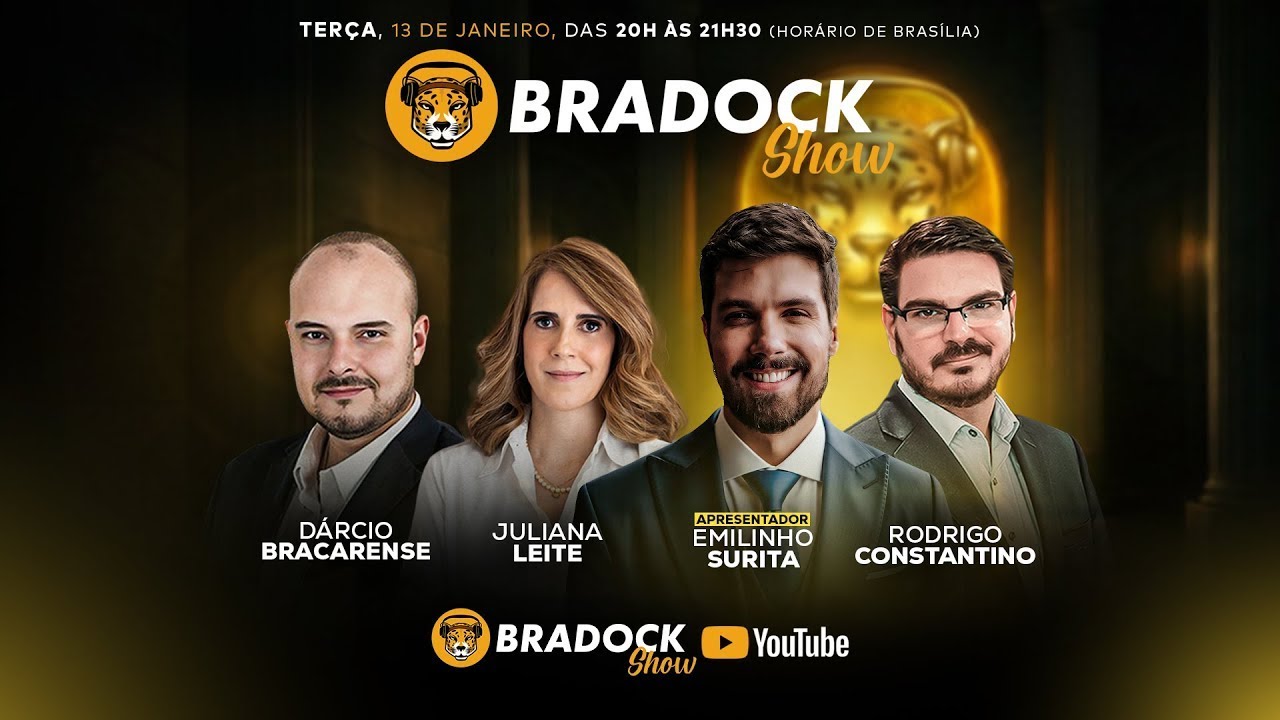 Bradock Show 13/01/26 - Emilinho Surita, Constantino, Juliana Leite e Dárcio Bracarense