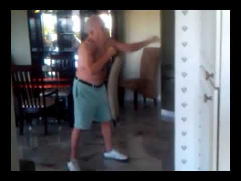 Jake LaMotta Shadow Boxing at 89 Years of Age