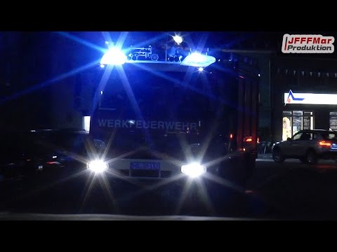 KdoW + LF 20/20 Werkfeuerwehr HDM & GW-G FF Rauenberg Abt. Stadt