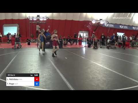 41 Kg Rr Rnd 4 - Lincoln Robideau, Pinnacle Wrestling Club Vs Thunder Page, South Central Punisher