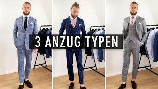 Diese 3 Anzug Typen MUSS JEDER MANN kennen ● Anzüge für Männer