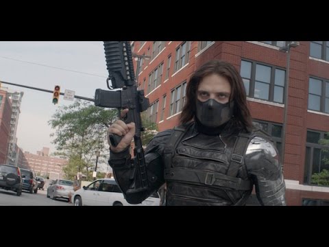 Captain America: The Winter Soldier- Highway Fight Scene (Part 1)