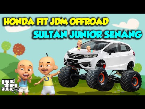 HONDA JAZZ FIT JDM OFFROAD EXTREAM Sultan Upin Ipin SENANG - GTA V Sultan Upin Ipin Terbaru