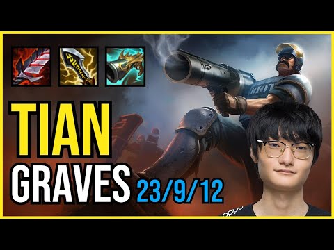 TIAN - GRAVES vs. JUNJIA - TALIYAH Jungle | KR CHALLENGER | PATCH 10.25