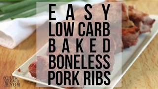 Boneless Pork Ribs in Oven