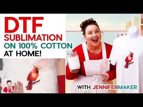 Sublimation T-Shirt Printing on COTTON with DTF at Home | What Works, What Doesn't!