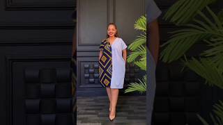 BEAUTIFUL SHORT ANKARA SHIFT DRESS #zamakalefashion #africanwear #africanclothing