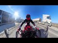 Ride 412 Insta 360 X4 Honda CBR650R 2025 Akrapovic Racing Line