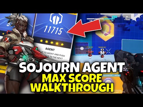「Hero Mastery」 Sojourn AGENT 5 Stars MAX SCORE Walkthrough (Overwatch 2 Guide)