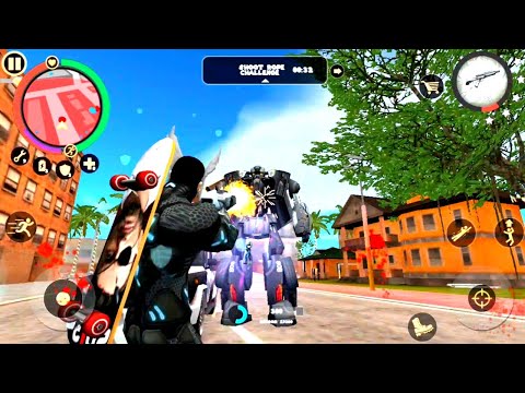 Rope hero vice town trailer(Rope hero all city attack)Android gameplay
