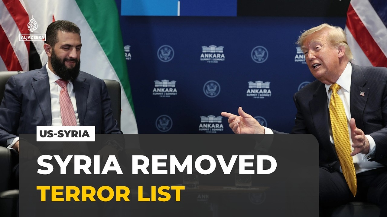 US-Syria relations : US removes Syria from state sponsors of terror list