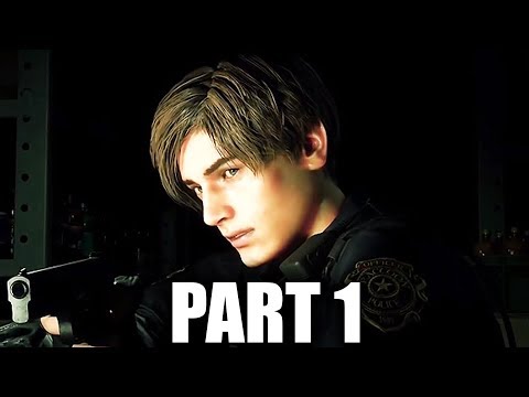 Resident Evil 2 Remake Early Gameplay Walkthrough Part 1 - LEON (PS4 Pro 4K)