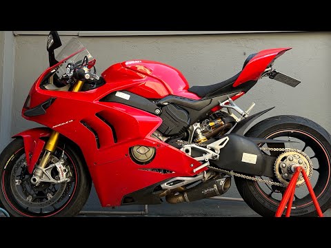 PINTEI A DUCATI V4S FICOU ANIMAL E TESTANDO O NOVO ESCAPAMENTO