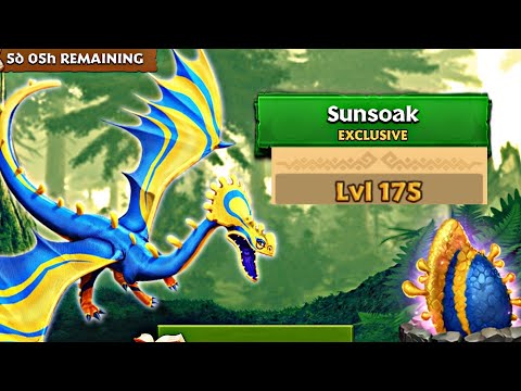 SUNSOAK MAX LEVEL 175 TITAN MODE - Dragons: Rise of Berk
