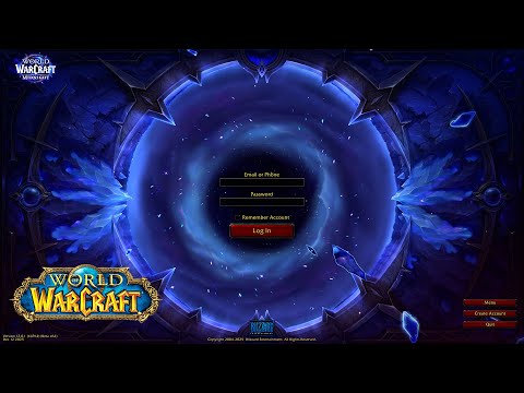 Midnight Login Screen - New Music & Animation | WOW Beta