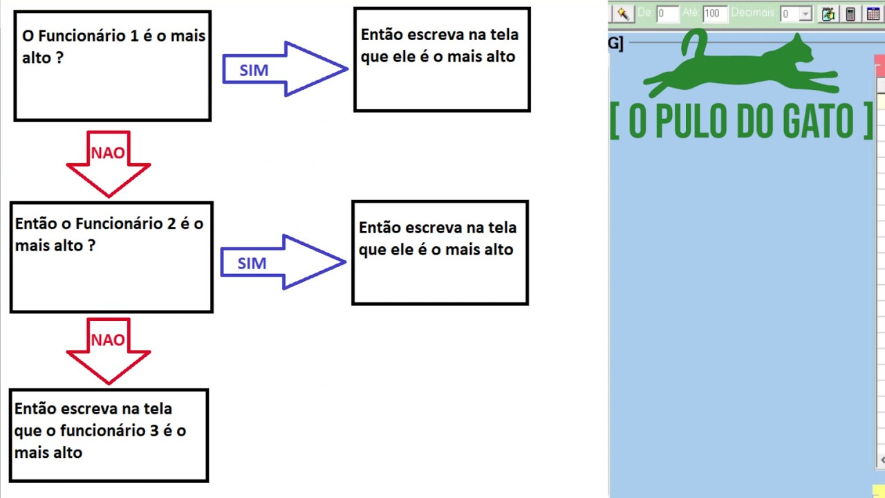 Exercício Resolvido de Algoritmo usando VisualG: Comando SE