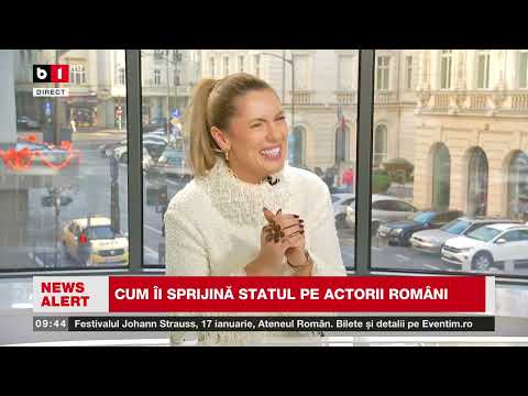 ANDRA IULIA STOICESCU, ACTRIȚĂ, DESPRE PROVOCĂRILE PROFESIEI DE ACTOR ÎN ROMÂNIA_Știri B1TV_28 dec.