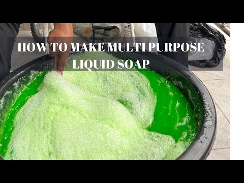 HOW TO MAKE MULTI PURPOSE LIQUID SOAP AT HOME | HOW TO MAKE LIQUID SOAP FOR ALL USES AT HOME