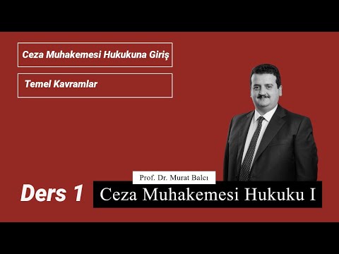 (Criminal Procedure Law) CMK I Lesson 1