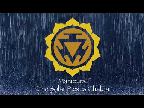 5 minute Solar Plexus Chakra Healing Meditation (Intense) With Relaxing Rain Sounds- Binaural Beat