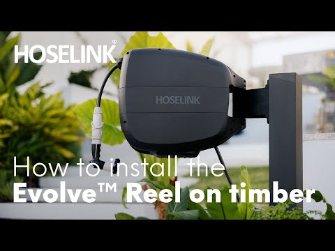 How to install the Evolve™ Retractable Hose Reel onto Timber 🔧