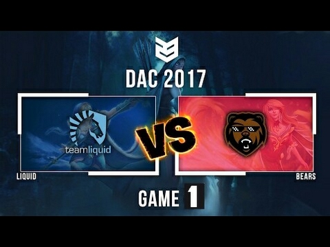 Team Liquid vs B)ear match 1 highlights dota 2