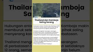 Thailand dan Kamboja Saling Serang! Masing-masing Tuding Lawannya Jadi Biang Kerok Konflik
