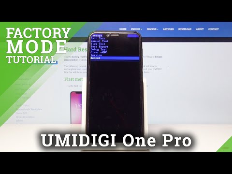 How to Work with Factory Mode on UMIDIGI One Pro –  Clear eMMC / Test